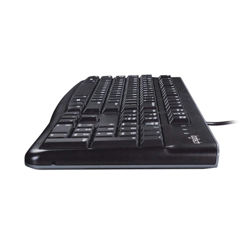 A Photo Of Logitech K120 USB Wired Keyboard - Spill-Resistant and Durable