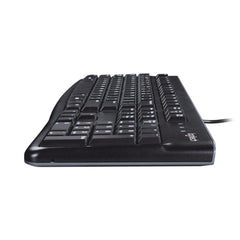 A Photo Of Logitech K120 USB Wired Keyboard - Spill-Resistant and Durable
