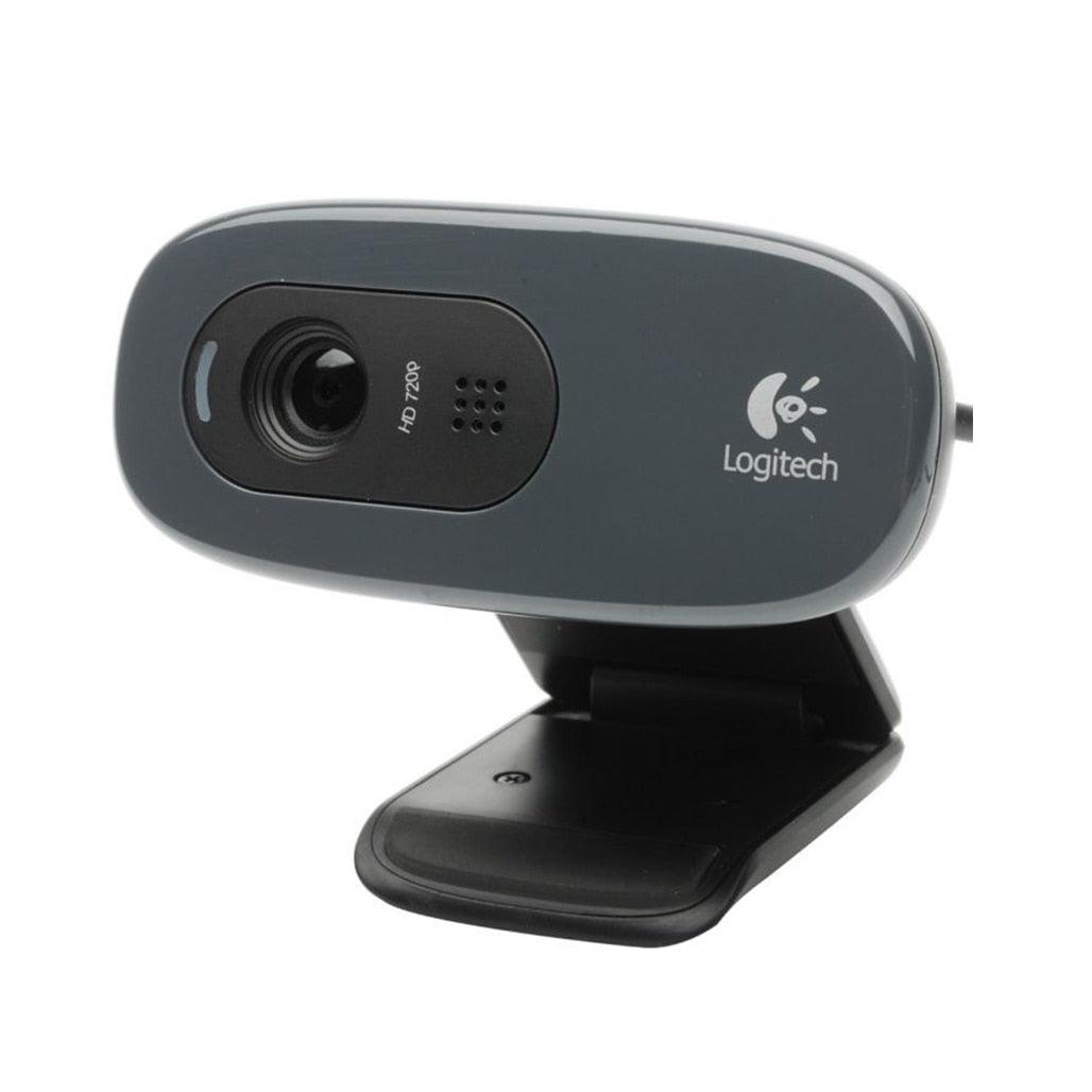 A Photo Of Logitech C270 HD Webcam - 720p with Fixed Focus, Mono Microphone, and Universal Mounting Clip