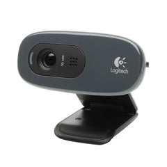 A Photo Of Logitech C270 HD Webcam - 720p with Fixed Focus, Mono Microphone, and Universal Mounting Clip