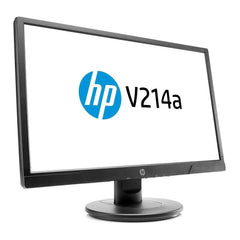 A Photo Of HP V214a 20.7-Inch Full HD Monitor - High Performance with Anti-Glare and Low Blue Light Features