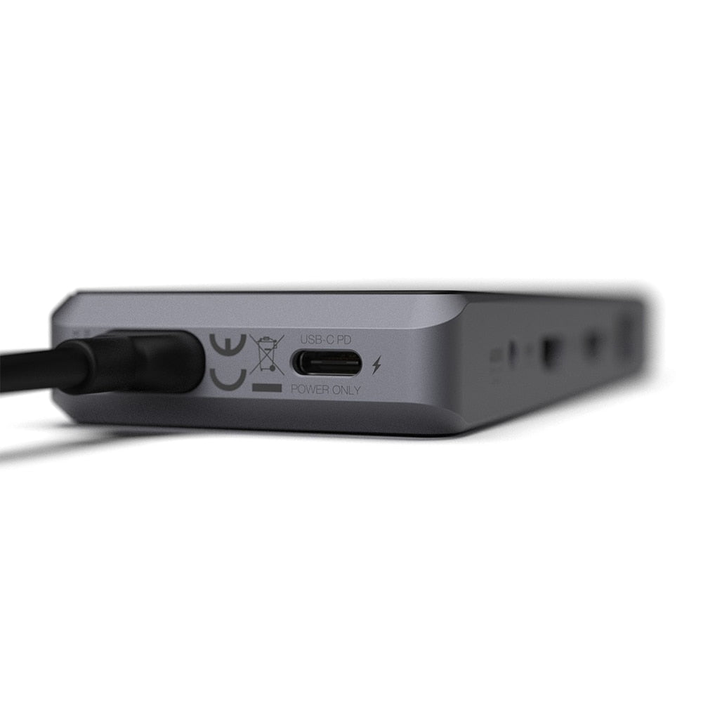 A Photo Of UNISYNK 10-Port Dual Screen Hub for Mac | Multi-Port USB-C Dock with Dual 4K HDMI, High-Speed Data, and Power Delivery