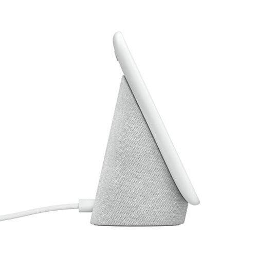 A Photo Of Google Nest Hub (Chalk) - Smart Display with Google Assistant and Built-In Speaker