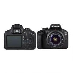 A Photo Of Canon EOS 4000D DSLR Camera Bundle with 18-55mm III Lens, 32GB Memory Card, and Bag
