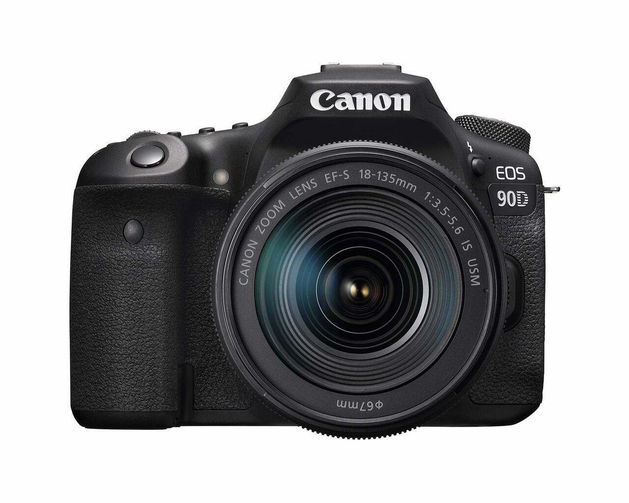 A Photo Of Canon EOS 90D Digital SLR Camera with 18-135mm IS USM Lens - 32.5MP, 4K UHD Video, 10 fps Continuous Shooting