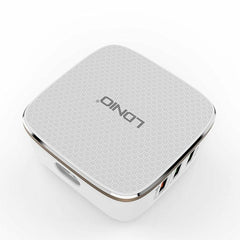 A Photo Of LDNIO A6704 Qualcomm Quick Charge 3.0 + 5 Auto ID 6-USB Desktop Charger – High-Speed Charging Hub