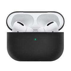 A Photo Of Protective Case for AirPods Pro - Premium Elastic Silicone, Carabiner Included, Front LED Visibility