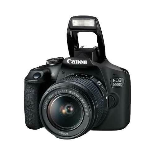 A Photo Of Canon EOS 2000D DSLR Camera with 18-55mm III Lens