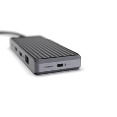 A Photo Of UNISYNK 10-Port Dual Screen Hub for Mac | Multi-Port USB-C Dock with Dual 4K HDMI, High-Speed Data, and Power Delivery