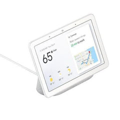 A Photo Of Google Nest Hub (Chalk) - Smart Display with Google Assistant and Built-In Speaker