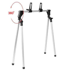 A Photo Of 301-S Universal Aluminum Alloy Foldable Tablet and Phone Stand Tripod