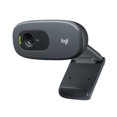 A Photo Of Logitech C270 HD Webcam - 720p with Fixed Focus, Mono Microphone, and Universal Mounting Clip