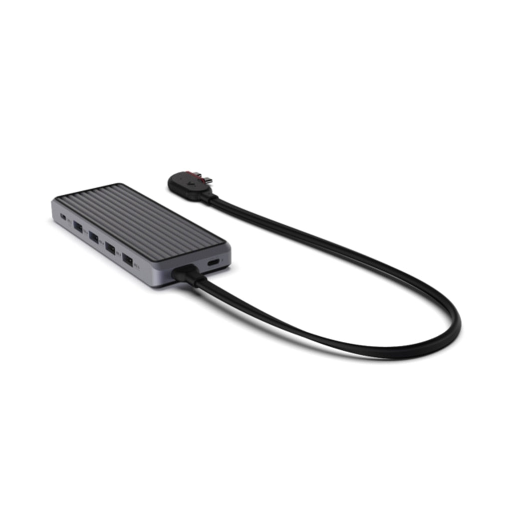 A Photo Of UNISYNK 10-Port Dual Screen Hub for Mac | Multi-Port USB-C Dock with Dual 4K HDMI, High-Speed Data, and Power Delivery