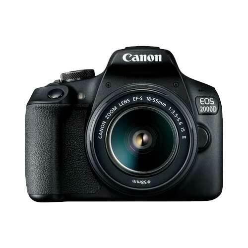 A Photo Of Canon EOS 2000D DSLR Camera with 18-55mm III Lens