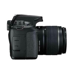 A Photo Of Canon EOS 4000D DSLR Camera Bundle with 18-55mm III Lens, 32GB Memory Card, and Bag