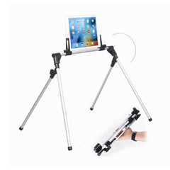 A Photo Of 301-S Universal Aluminum Alloy Foldable Tablet and Phone Stand Tripod