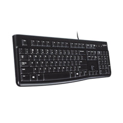 A Photo Of Logitech K120 USB Wired Keyboard - Spill-Resistant and Durable