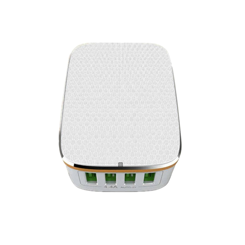 A Photo Of Voltage VPE-U02 4.4A Rapid Charge 4-Port Travel Charger - USB Auto-ID Compatible