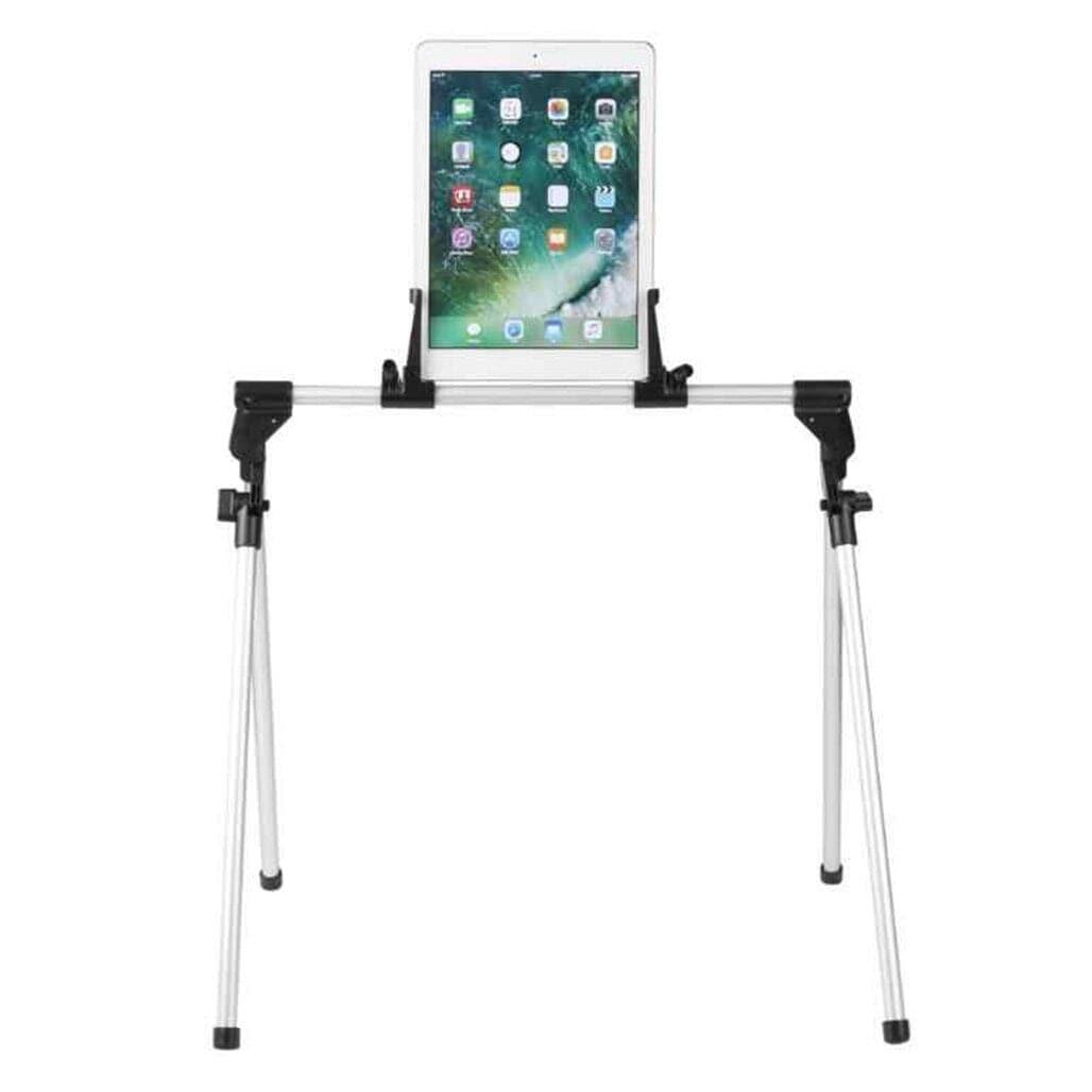 A Photo Of 301-S Universal Aluminum Alloy Foldable Tablet and Phone Stand Tripod