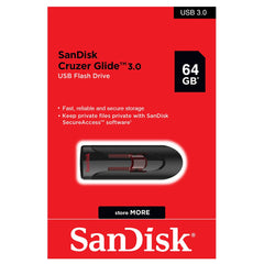A Photo Of SanDisk Cruzer Glide 3.0 Flash Drive | High-Speed Storage with SecureAccess Encryption