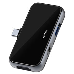 A Photo Of Wiwu Alpha 4-in-1 USB-C Hub T5 Pro | USB 3.0, HDMI, PD, 3.5mm Jack