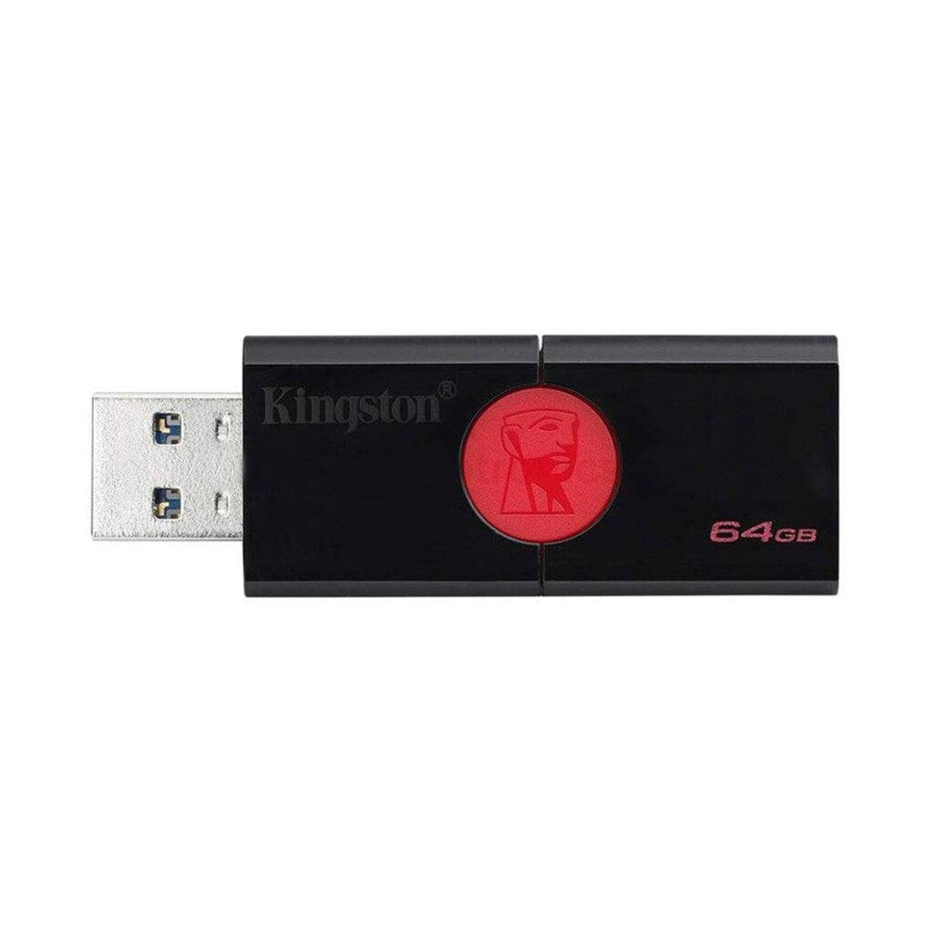 A Photo Of Kingston DataTraveler DT106 64GB USB Flash Drive - High-Speed Storage with Compact Design