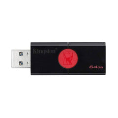 A Photo Of Kingston DataTraveler DT106 64GB USB Flash Drive - High-Speed Storage with Compact Design