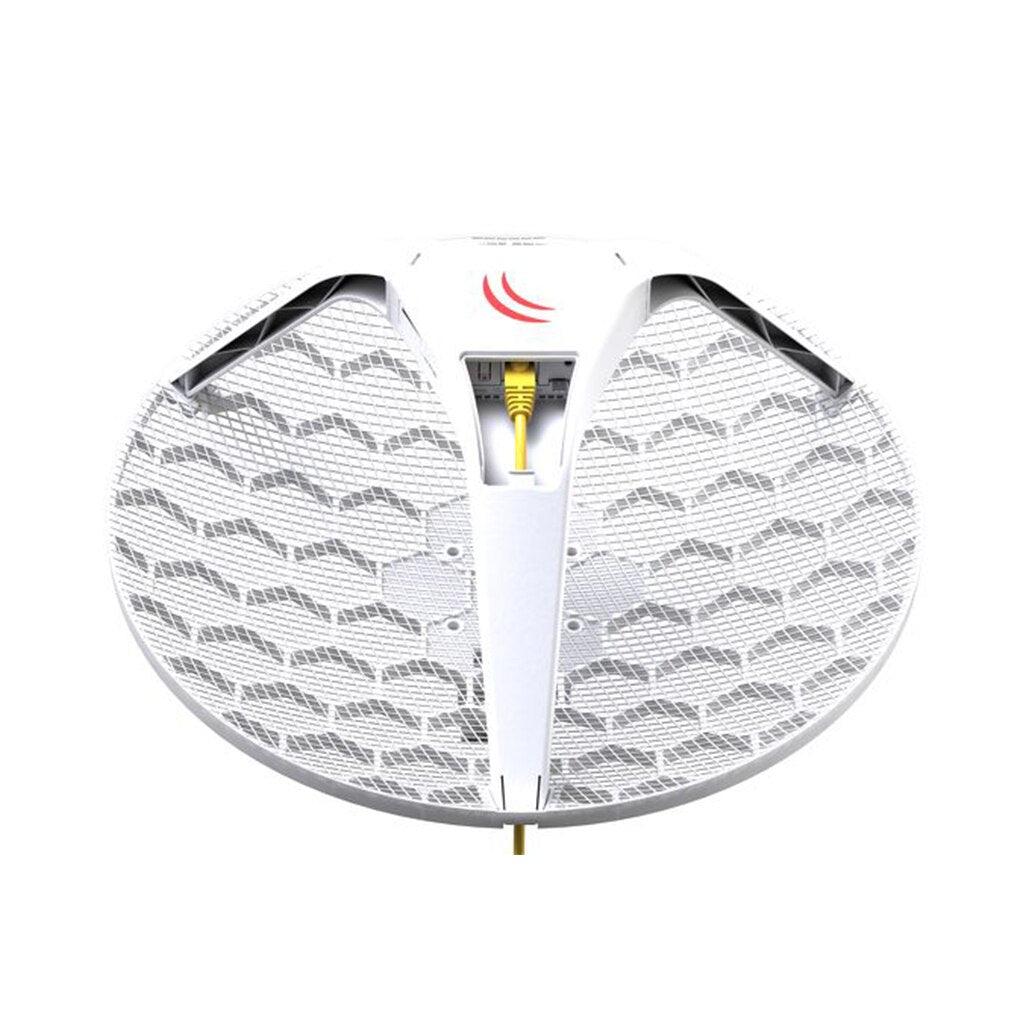 A Photo Of MikroTik LHG 5 - Dual Chain 24.5dBi 5GHz CPE with Integrated Antenna | RBLHG-5nD