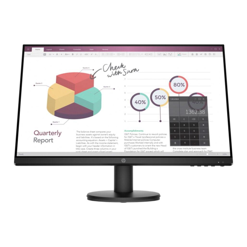A Photo Of HP P24v G4 23.8-Inch FHD IPS Monitor - Slim Design with Anti-Glare and Low Blue Light