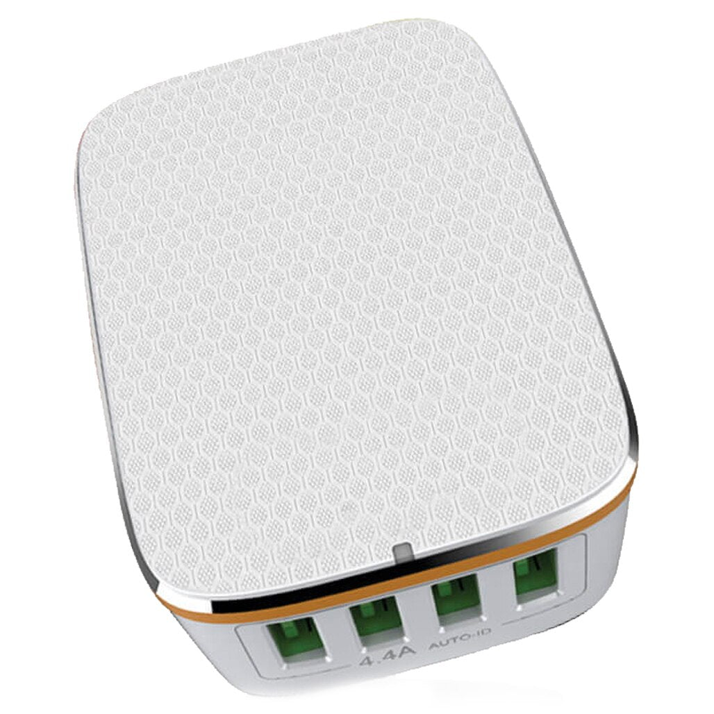 A Photo Of Voltage VPE-U02 4.4A Rapid Charge 4-Port Travel Charger - USB Auto-ID Compatible