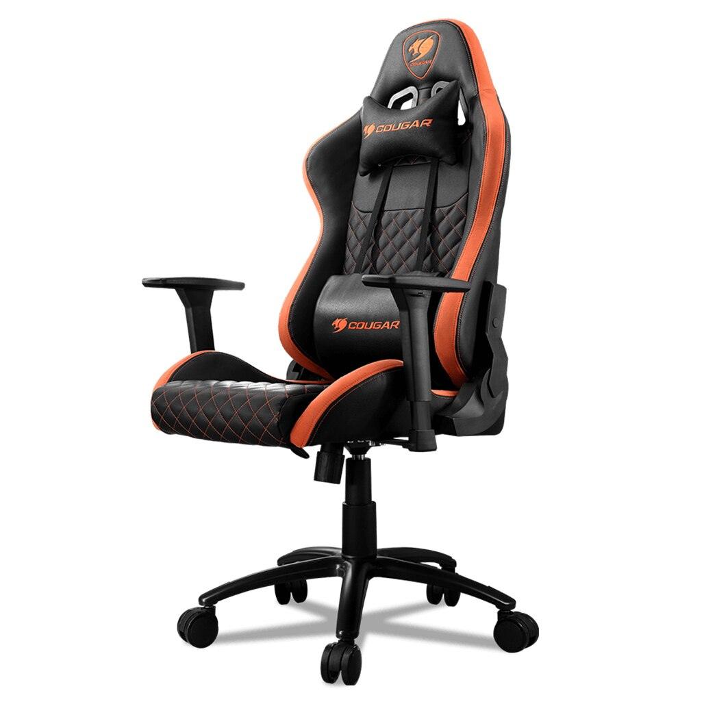 A Photo Of Cougar Armor Pro Gaming Chair - Mid-Size Ergonomic Chair with 170º Recline, 3D Adjustable Armrests & Class 4 Gas Lift Cylinder