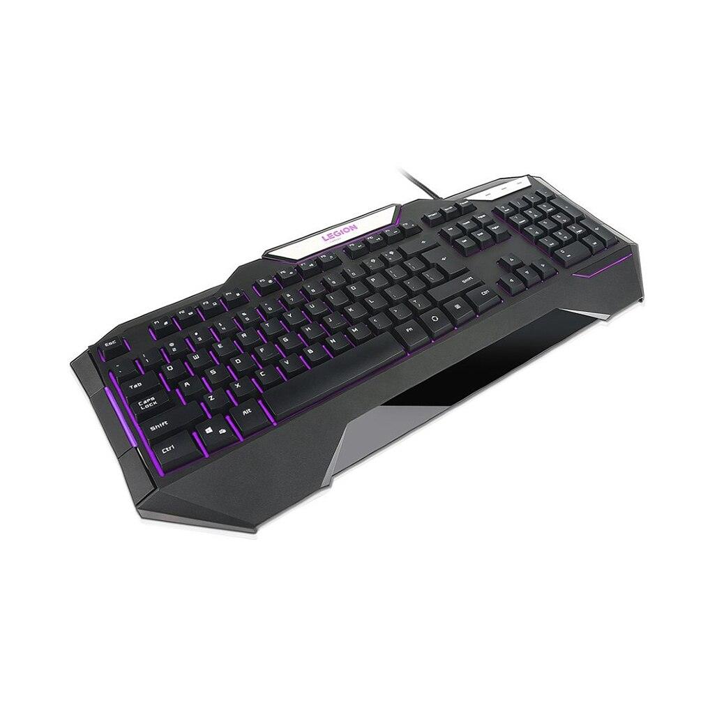 A Photo Of Lenovo Legion K200 Backlit Gaming Keyboard - RGB Lighting, 12 Anti-Ghosting Keys, USB Compatibility