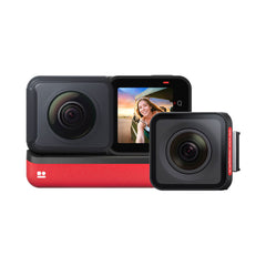 A Photo Of Insta360 ONE RS Twin Edition Camera – Modular 4K and 360-Degree Action Camera System