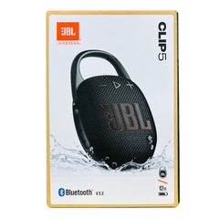 A Photo Of JBL Clip 5 Waterproof Portable Speaker - 12-Hour Battery Life, Bluetooth 5.3, and IP67 Protection