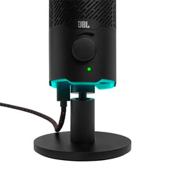 A Photo Of JBL Quantum Stream - Dual Pattern USB Microphone for Streaming, Recording, and Gaming