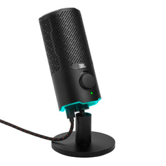 A Photo Of JBL Quantum Stream - Dual Pattern USB Microphone for Streaming, Recording, and Gaming