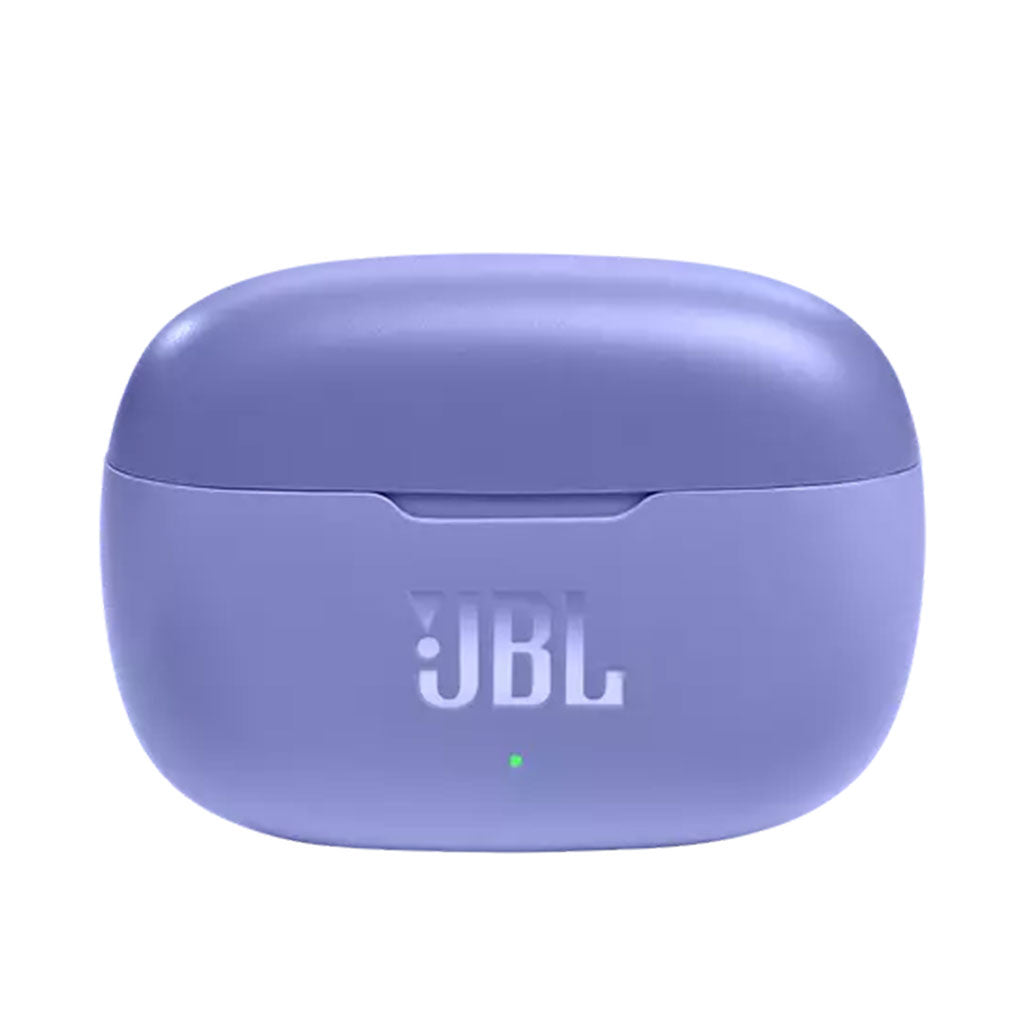 A Photo Of JBL Wave 200 TWS True Wireless Earbuds with Mic - Purple, 20 Hours Playback, Deep Bass