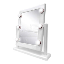 Green Lion GNBR6LEDMIRWH Brightening 6 Led Makeup Mirror - White