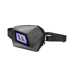 A Photo Of LOY LED Sling Bag - Black | Personalized LED Screen, Waterproof, Adjustable Crossbody Design