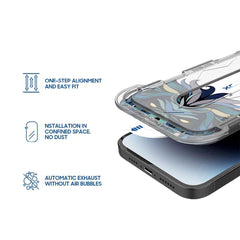 A Photo Of LITO Magic Box D+ Tools Full Glass Screen Protector for Apple iPhone 14 Pro Max – HD Transparency, Scratch-Resistant & Easy Application