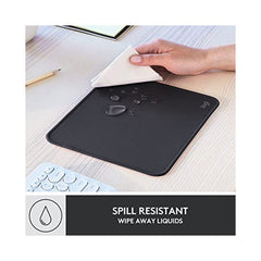 A Photo Of Logitech Studio Series Mouse Pad | Smooth Cloth Surface, Anti-Slip Base, Spill-Repellent Design