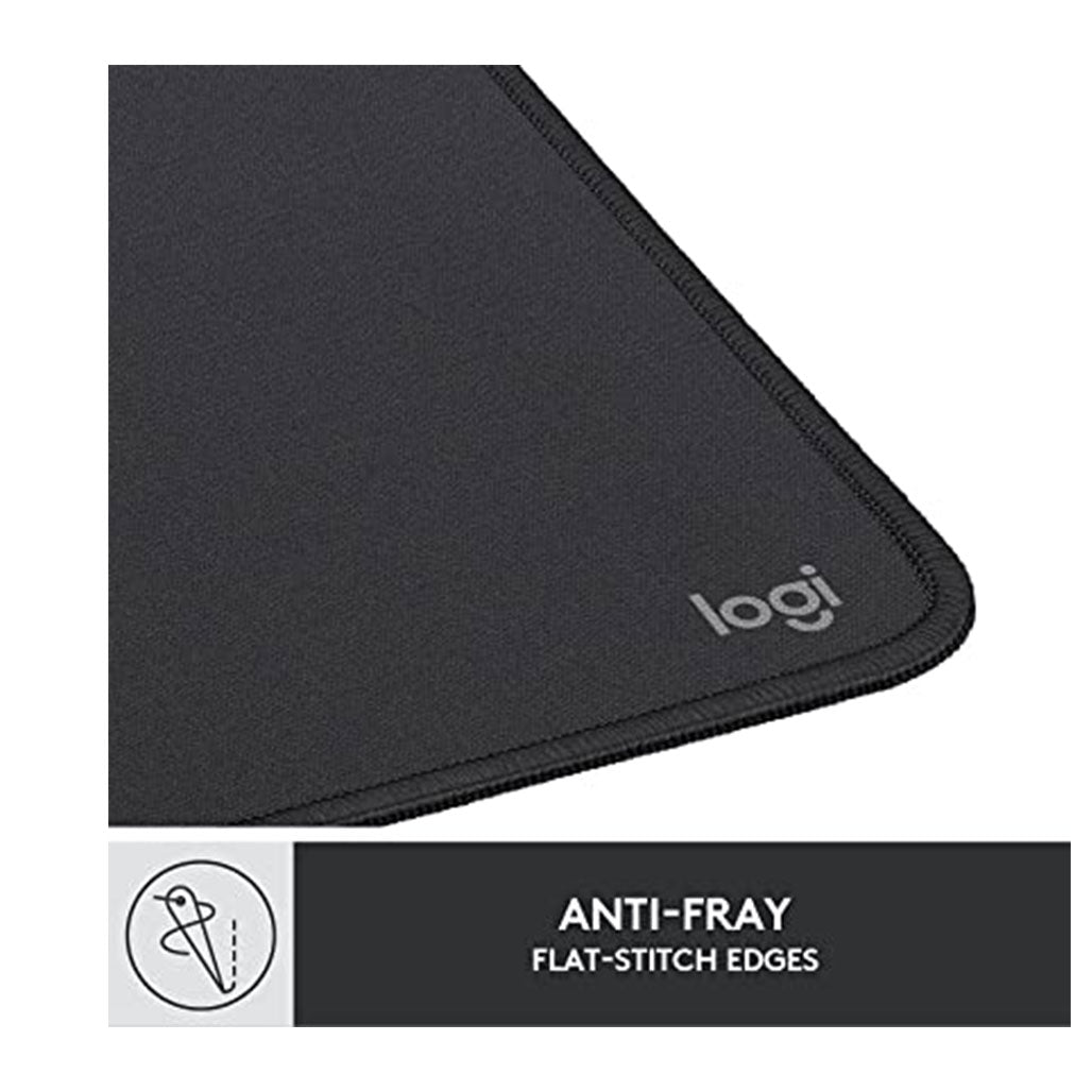 A Photo Of Logitech Studio Series Mouse Pad | Smooth Cloth Surface, Anti-Slip Base, Spill-Repellent Design