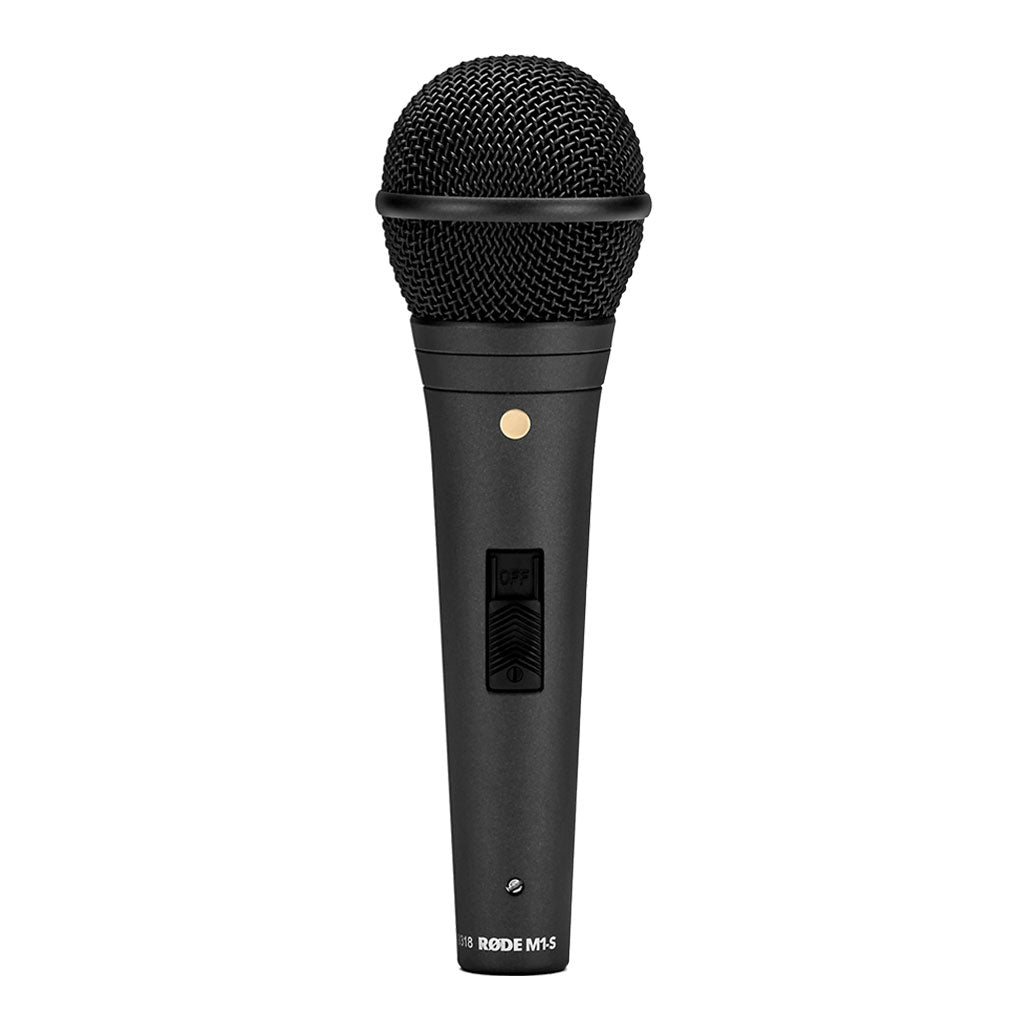A Photo Of RØDE M1-S - Dynamic Microphone for Live Performance with On/Off Switch and High-Power Neodymium Capsule