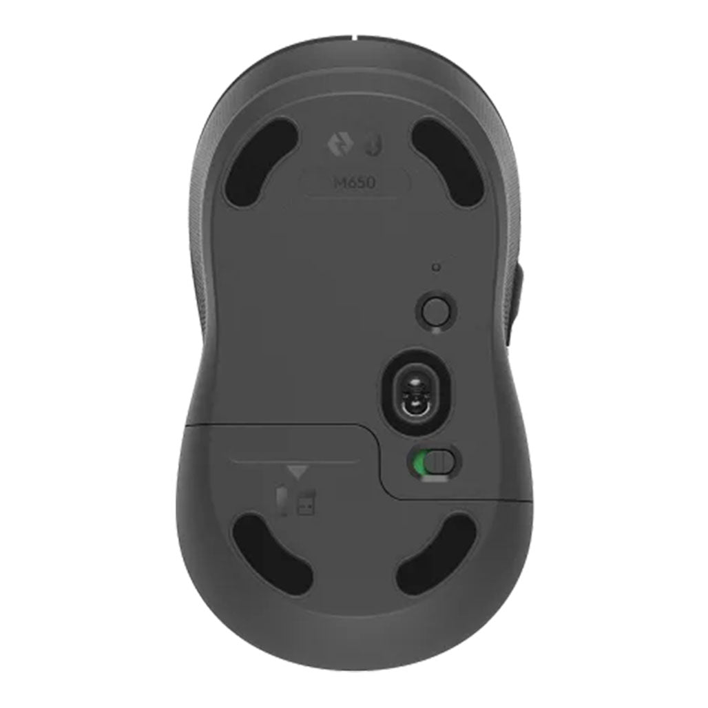 A Photo Of Logitech Signature M650 M - Wireless Mouse with Silent Clicks, Graphite - SmartWheel Scrolling, 24-Month Battery Life, Comfortable Design