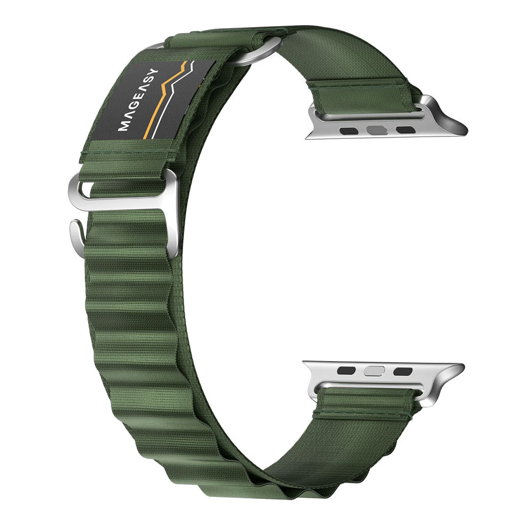 A Photo Of Mageasy Active Sport G-Hook Watch Loop - 44mm/45mm/49mm | Durable, Breathable & Secure Strap