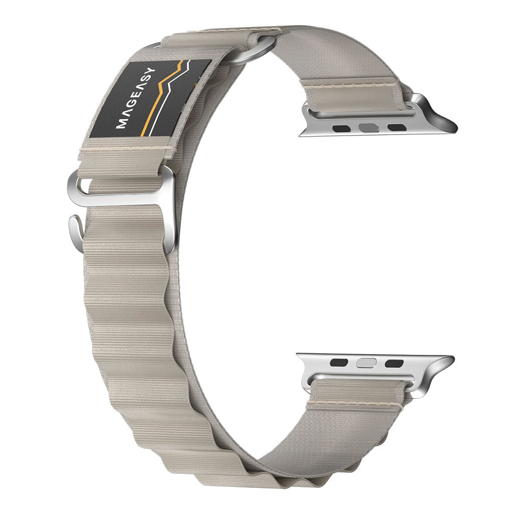 A Photo Of Mageasy Active Sport G-Hook Watch Loop - 44mm/45mm/49mm | Durable, Breathable & Secure Strap