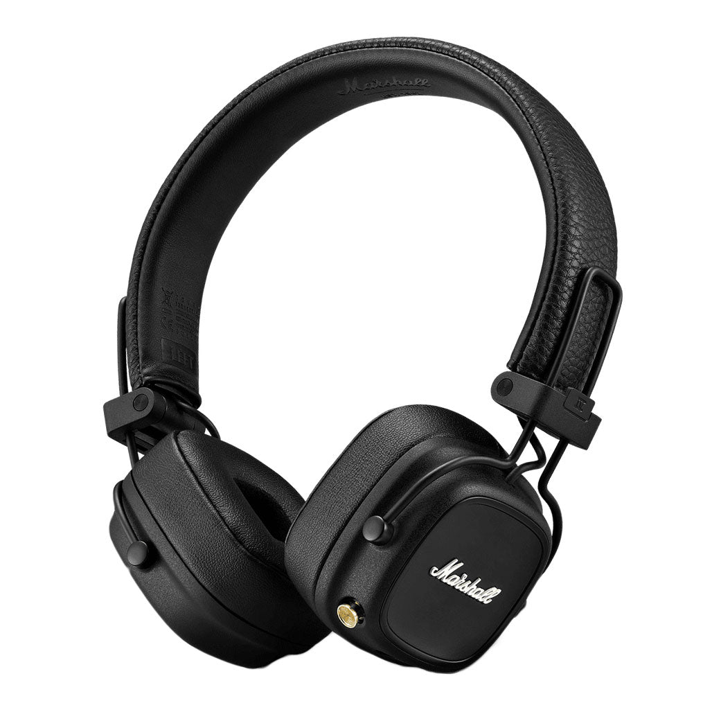 A Photo Of Marshall Major IV Bluetooth Headphones with Wireless Charging - 80+ Hours Playtime, Ergonomic On-Ear Design, USB-C