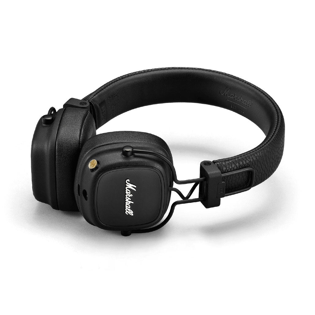 A Photo Of Marshall Major IV Bluetooth Headphones with Wireless Charging - 80+ Hours Playtime, Ergonomic On-Ear Design, USB-C