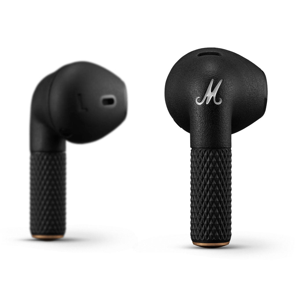 A Photo Of Marshall Minor III True Wireless Earbuds with Charging Case - 25 Hours Playtime, Bluetooth 5.2, Quick Charging