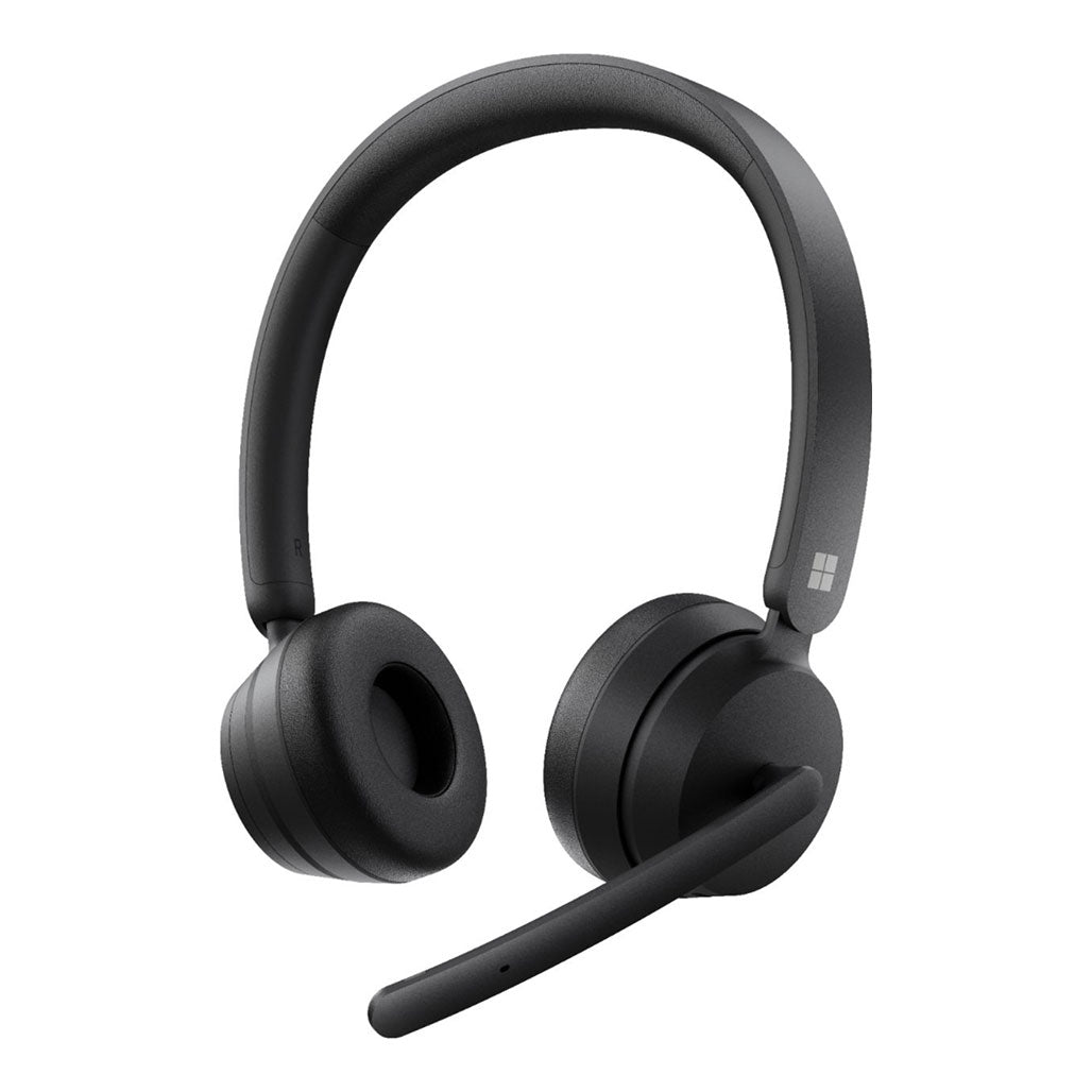A Photo Of Microsoft Modern Bluetooth Headset – On-Ear Wireless Headphones with Noise-Cancelling Microphone for Teams & Zoom